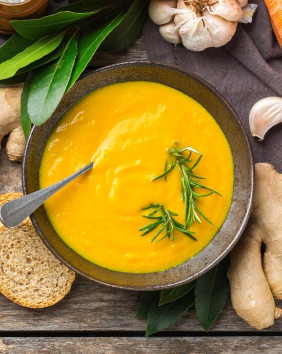 Golden Turmeric Soup with Fresh Veggies 1 JOXIQ recipe 17 JOXIQ