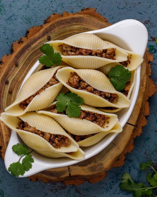 Spinach Ricotta Stuffed Vegan Pasta Shells 1 JOXIQ recipe 21 JOXIQ