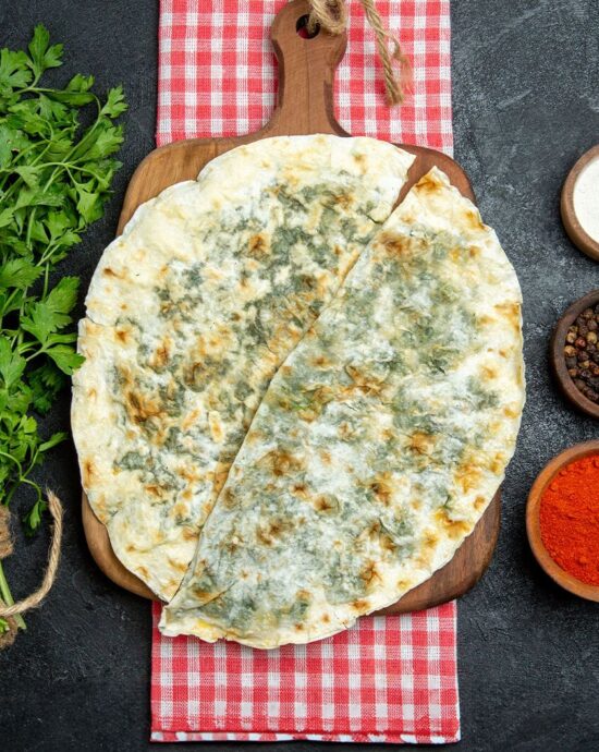 Cheese Stuffed Flatbread with Fresh Herbs 1 JOXIQ recipe 49 JOXIQ