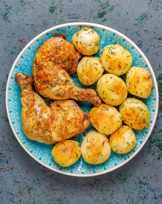 Roasted Chicken Thighs with Garlic Herb Butter 1 JOXIQ recipe 65 JOXIQ