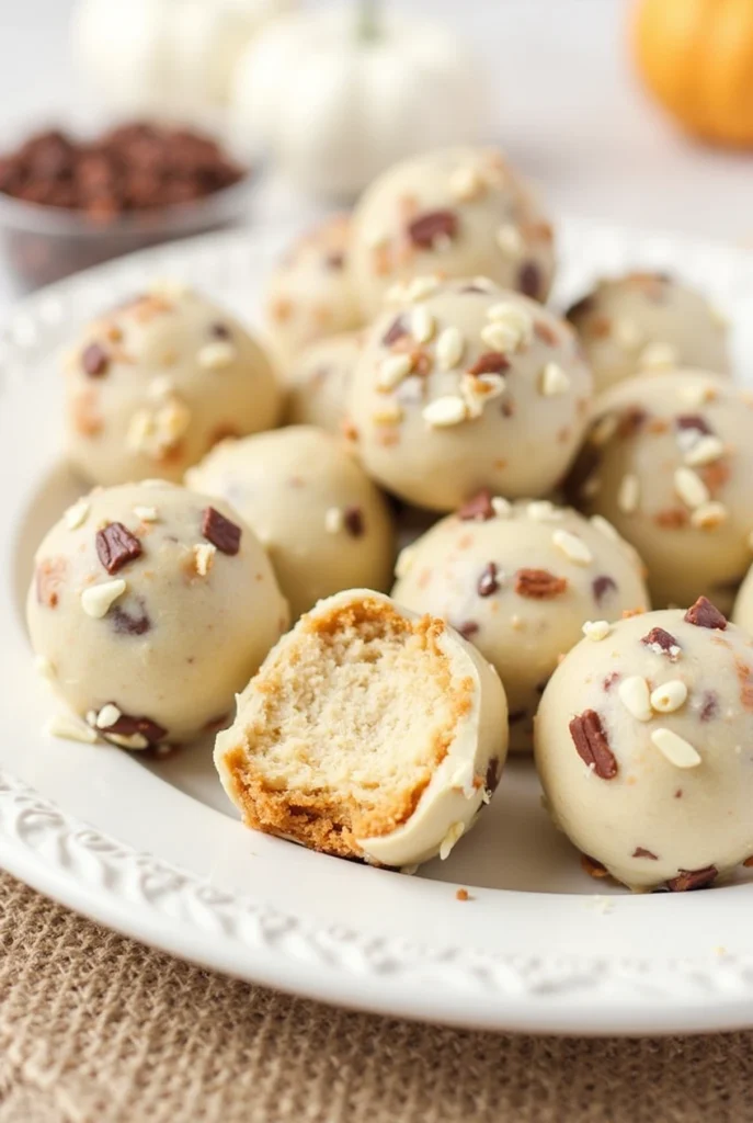 Easy & Delicious 5-Step No-Bake Pumpkin Cheesecake Balls 2 JOXIQ No-bake pumpkin cheesecake balls