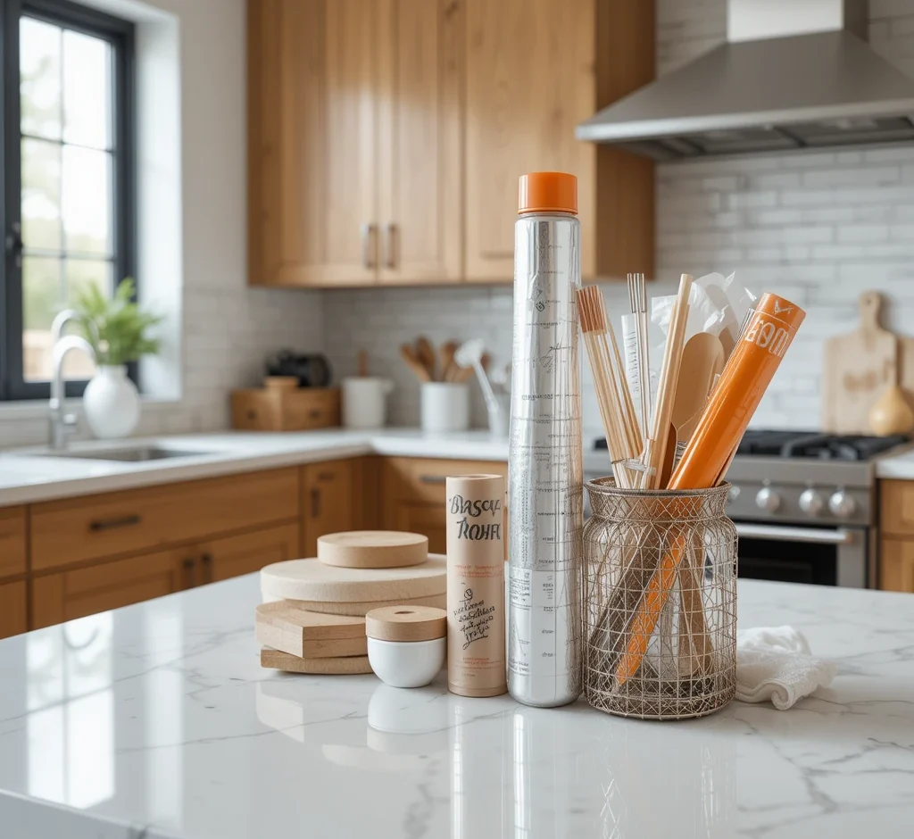 Essential Kitchen Helpers: Top 3 Must-Have Products for Every Home 1 JOXIQ The 16pcs PP Plastic Cutlery Set, Large Kitchen Double Layer Storage Rack
