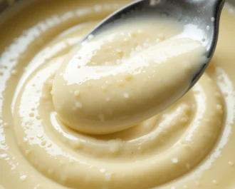 Tex-Mex white cheese dip served hot