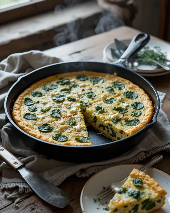 spinach frittata JOXIQ